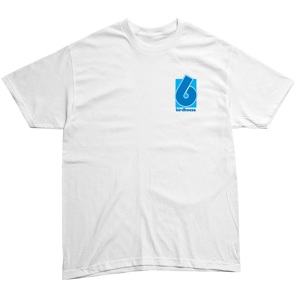 B Logo Tee White